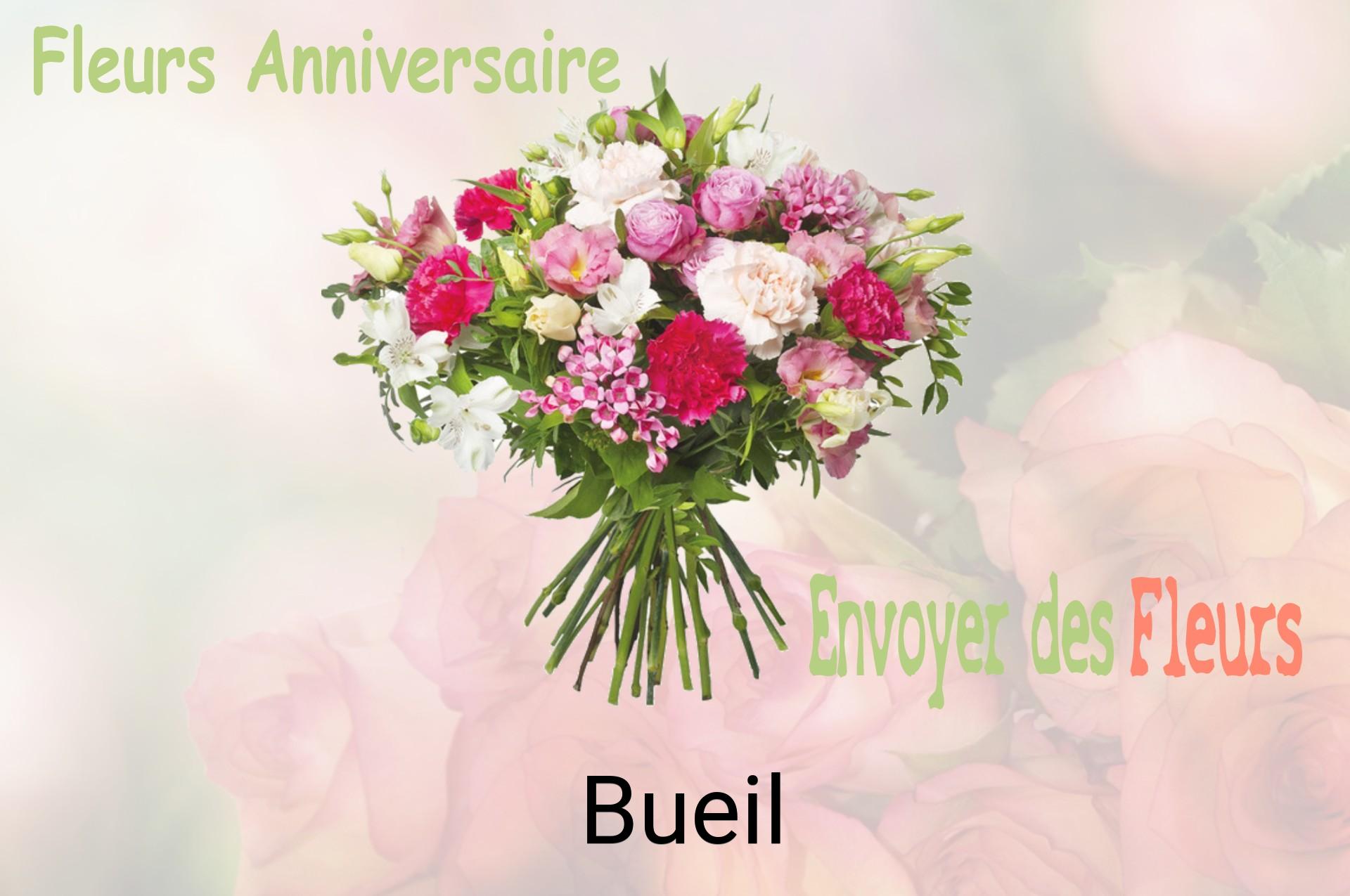 Bouquet de fleurs d’anniversaire livré à Bueil
