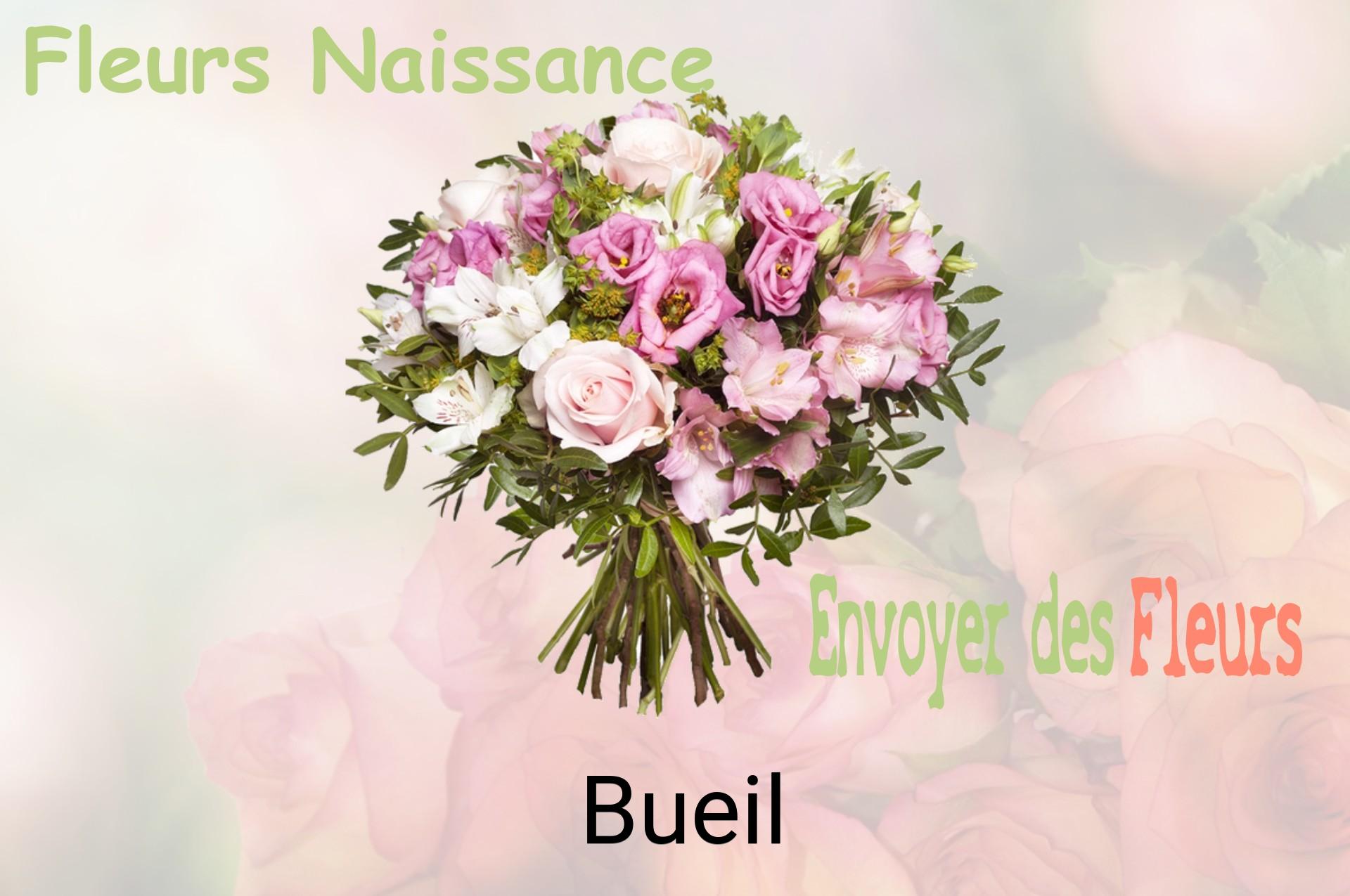 Bouquet de fleurs de naissance livré à Bueil
